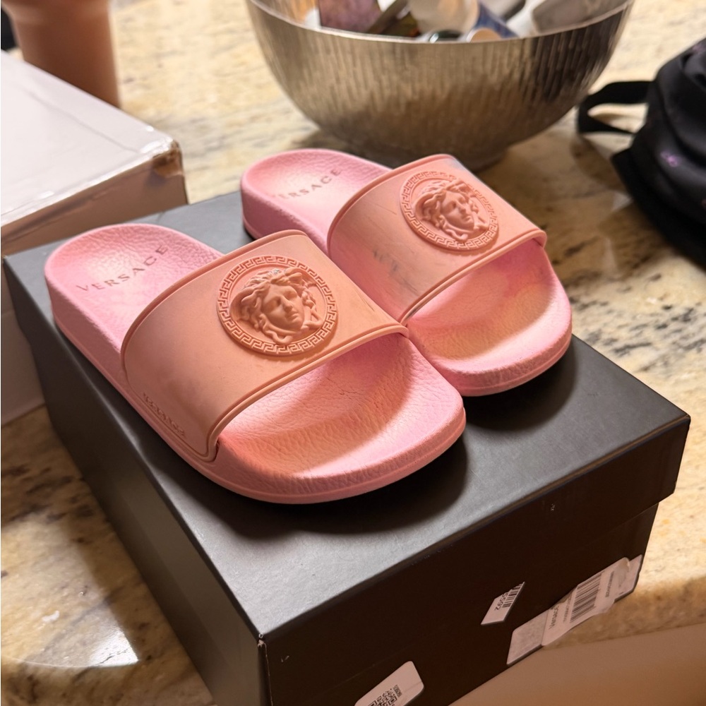 Versace Kids Light Pink Sandals